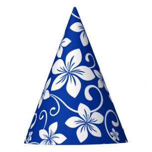 CHAPEAUX DE FÊTES BLEU HAWAII (BLEU ROYAL)