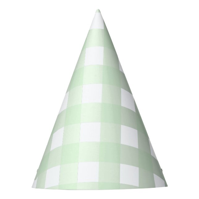 Chapeaux De Fêtes Bleu Mint En vichy Baffalo (Devant)