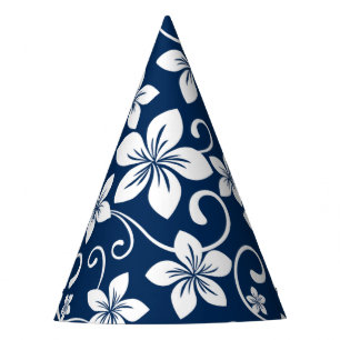 CHAPEAUX DE FÊTES BLUE HAWAII (MARINE)
