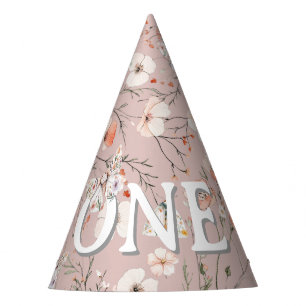 Chapeaux De Fêtes Boho Fleur sauvage Floral Baby Anniversaire