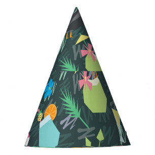 Chapeaux De Fêtes Boissons D'Oiseaux Tropicaux : Vibrant Sans Fil.