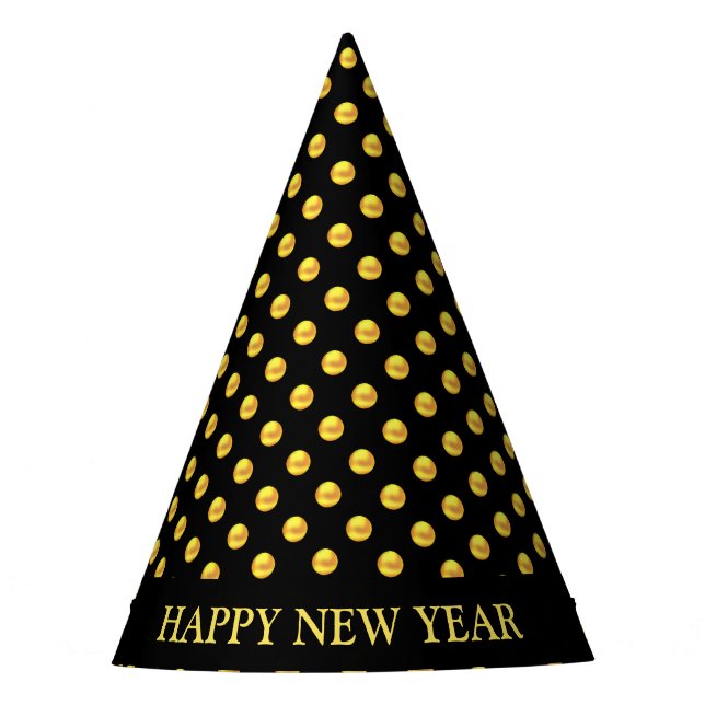 Chapeaux De Fêtes Bonne année et Pois d'or (Devant)