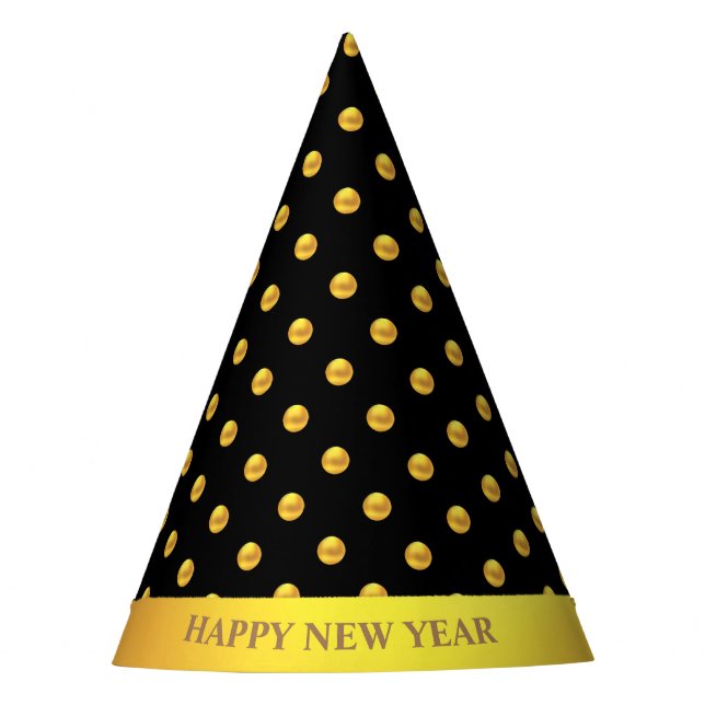 Chapeaux De Fêtes Bonne année et Pois d'or (Devant)
