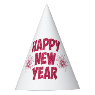 Chapeaux De Fêtes Bonne Parties scintillant du Nouvel An