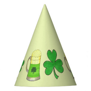Chapeaux De Fêtes Bonne Saint Patrick's Day Bière Shamrock vert