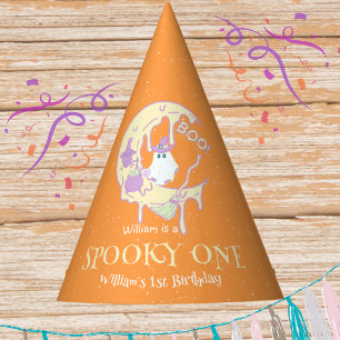 Chapeaux De Fêtes Boo Little Ghost Éffrayant Un Halloween 1er Annive
