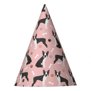Chapeaux De Fêtes Boston Terrier Bones and Paws Casquette