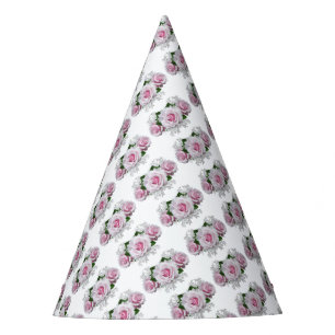 Chapeaux De Fêtes Bouquet rose