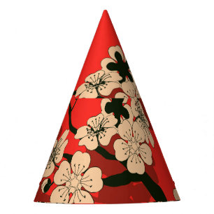 Chapeaux De Fêtes Branche de cerisier japonais : élégant