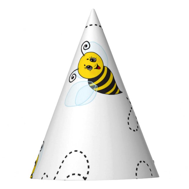 Chapeaux De Fêtes Bumblebee volant Jaune Noir Bumble Bee (Devant)