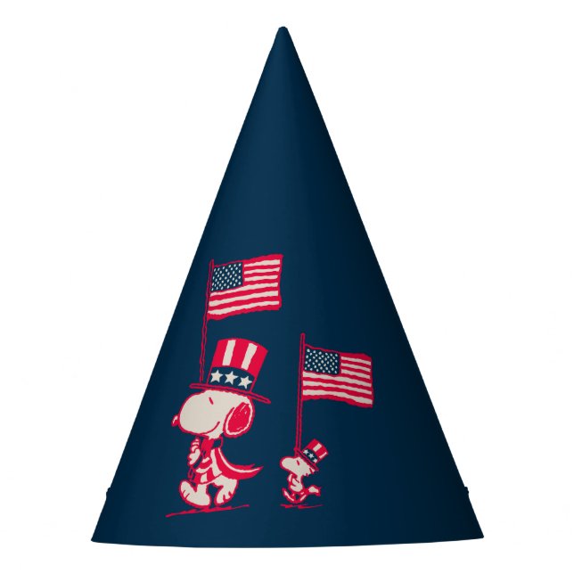 Chapeaux De Fêtes cacahuètes | American Summer Old Glory (Devant)