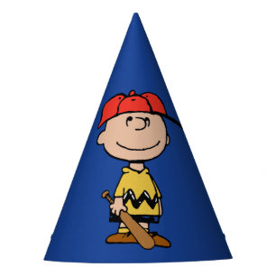 Chapeaux De Fêtes cacahuètes Charlie Brown Baseball Smile