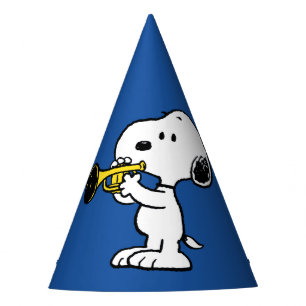 Chapeaux De Fêtes cacahuètes Joueur de trompette Snoopy