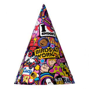 Chapeaux De Fêtes cacahuètes Motif de patchs Mixtape