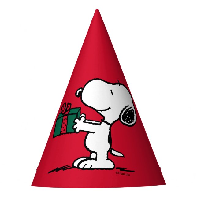 Chapeaux De Fêtes cacahuètes | Snoopy Christmas Gift Giver (Devant)