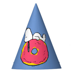 Chapeaux De Fêtes cacahuètes Snoopy Donut rose