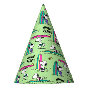 Chapeaux De Fêtes cacahuètes Snoopy Ocean High Tide Motif