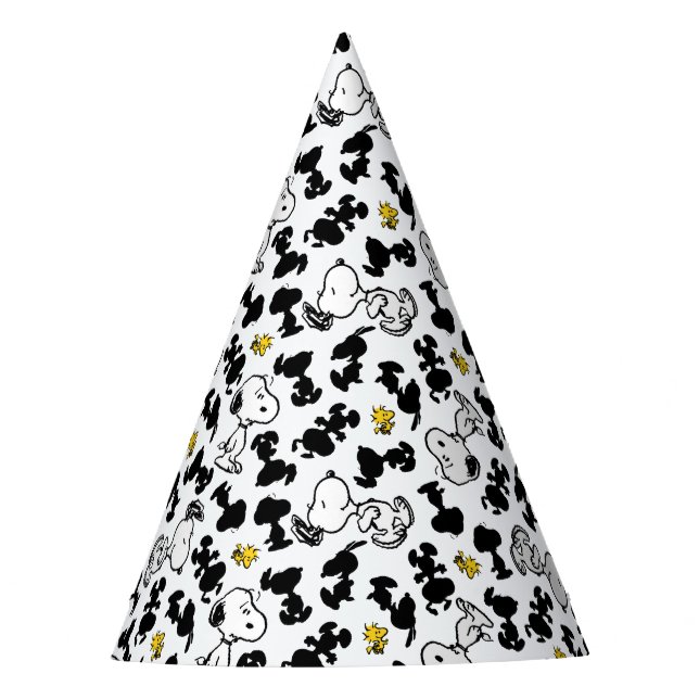 Chapeaux De Fêtes cacahuètes | Snoopy & Woodstock Shadow Motif (Devant)