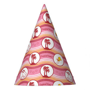 Chapeaux De Fêtes cacahuètes Snoopy & Woodstock Tropical Cutie