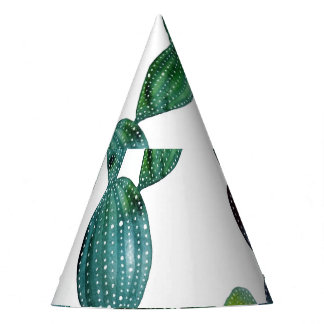 Chapeaux De Fêtes Cactus Craze : Tendance de l'aquarelle tropicale