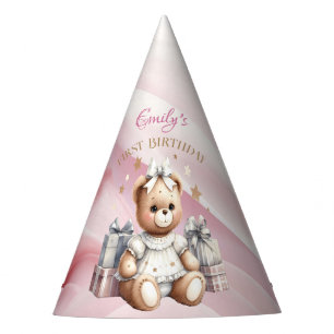 Chapeaux De Fêtes Cadeaux rose Teddy Anniversaire Casquette
