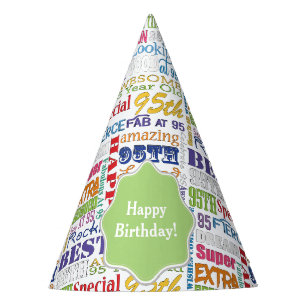 Chapeaux De Fêtes Cadeaux Uniques Et Spéciaux 95e Anniversaire
