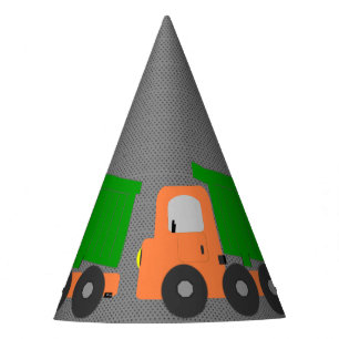Chapeaux De Fêtes Camion à benne basculante orange