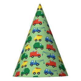 Chapeaux De Fêtes Camions Voitures Cute 1er Anniversaire Thème de fê