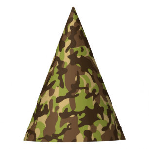 Chapeaux De Fêtes Camouflage Cascade