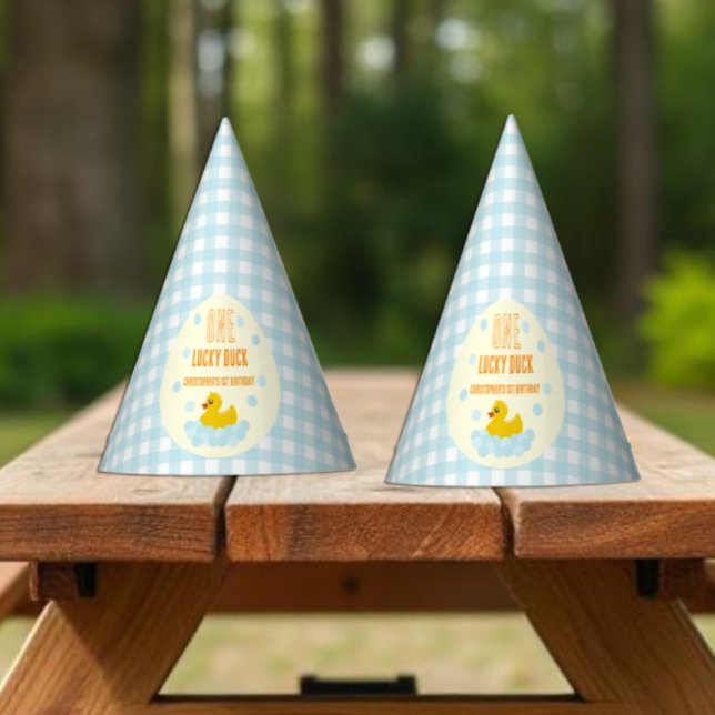 Chapeaux De Fêtes Canard 1er anniversaire (Créateur téléchargé)