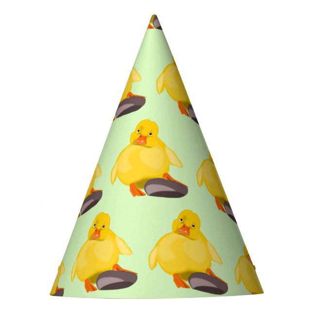 Chapeaux De Fêtes Canard jaune mignon (Devant)