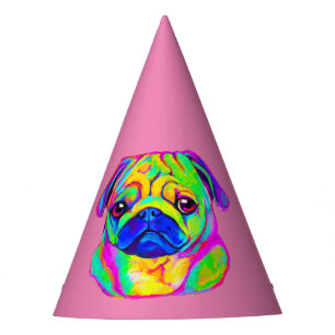 Chapeaux De Fêtes Carlin dans l'anniversaire de couleurs