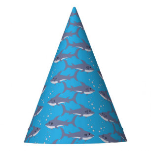 Chapeaux De Fêtes Casquette bleu d'anniversaire d'enfant de motif de