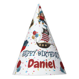 Chapeaux De Fêtes Casquette d'anniversaire à thème pirate