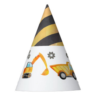 Chapeaux De Fêtes Casquette d'anniversaire de construction pour une 