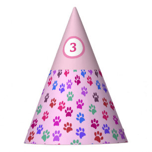 Chapeaux De Fêtes Casquette de fête d'anniversaire Chien Empreinte 