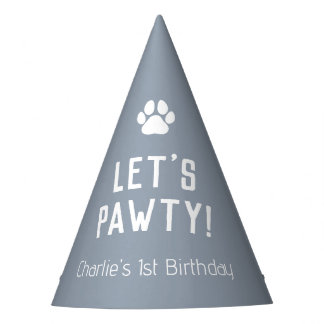 Chapeaux De Fêtes Casquette de fête d'anniversaire de Pawty Dog