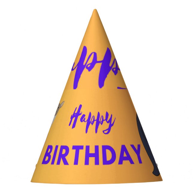 Chapeaux De Fêtes Casquette de fête d'anniversaire d'inspiration ani (Devant)