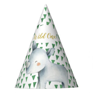 Chapeaux De Fêtes Casquette de fête d'anniversaire du Wild One Safar