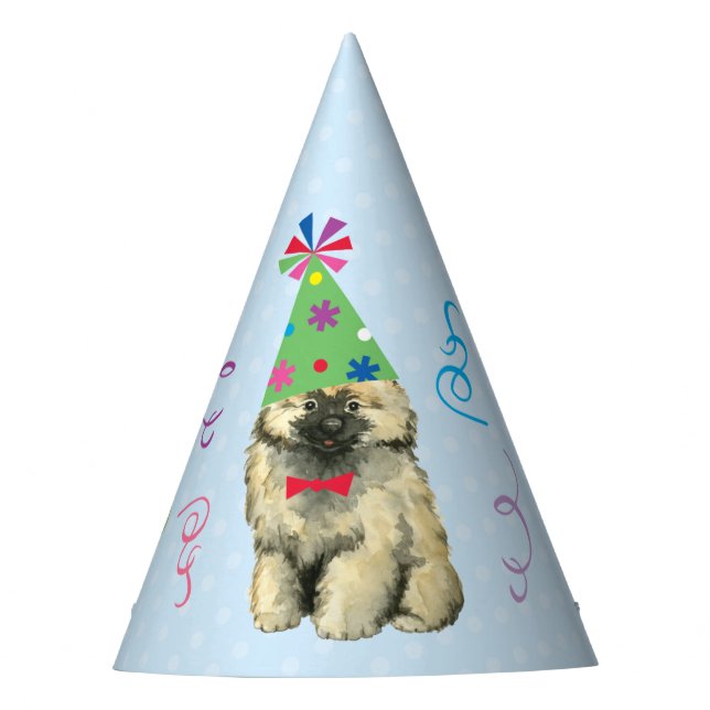 Chapeaux De Fêtes Casquette de fête d'anniversaire Keeshond (Devant)
