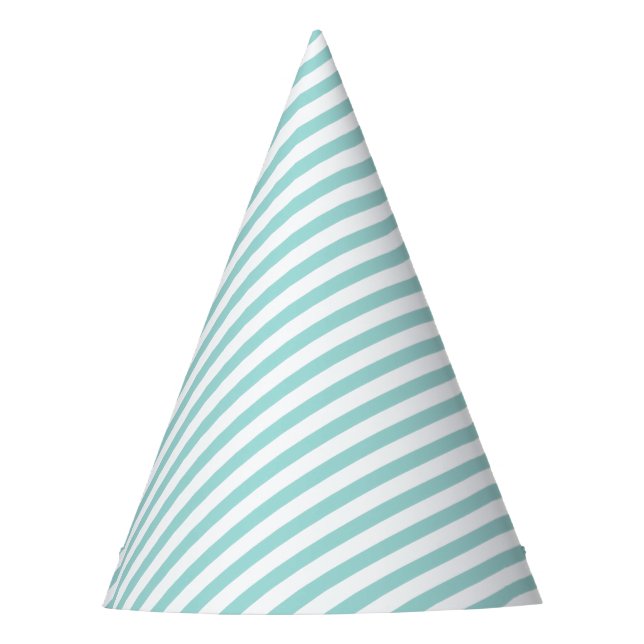 Chapeaux De Fêtes Casquette de la fête à rayures bleues (Devant)