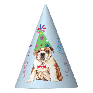 Chapeaux De Fêtes Casquette de la fête d'anniversaire Bulldog Party