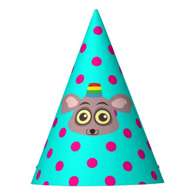 Chapeaux De Fêtes Casquette de la fête d'anniversaire Bush Baby (Devant)