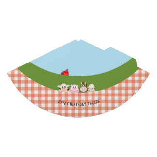 Chapeaux De Fêtes Casquette de la fête d'anniversaire de la ferme