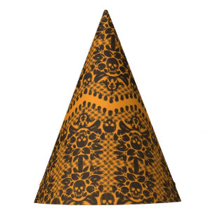 Chapeaux De Fêtes Casquette de la fête de la dentelle d'Orange et de