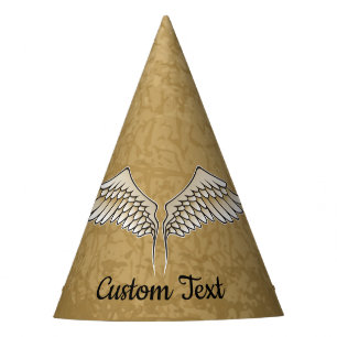 Chapeaux De Fêtes Casquette de la fête des ailes beiges