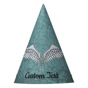 Chapeaux De Fêtes Casquette de la fête des ailes gris-bleu