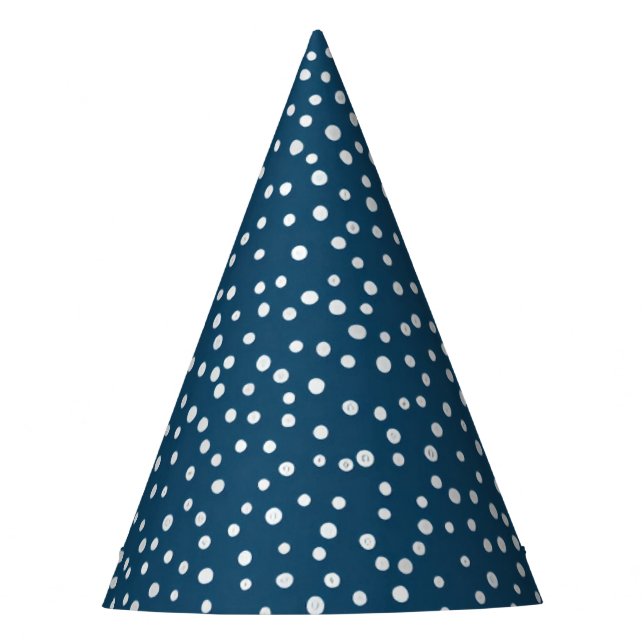Chapeaux De Fêtes Casquette de la fête des Dots Bleus (Devant)