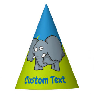 Chapeaux De Fêtes Casquette de la fête des éléphants gris