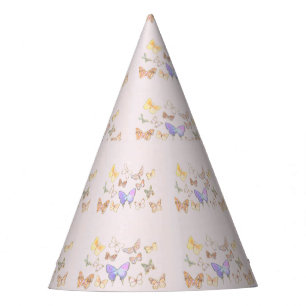 Chapeaux De Fêtes Casquette de la fête des papillons roses